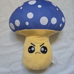 Mad Angry 9" Purple Mushroom Plush